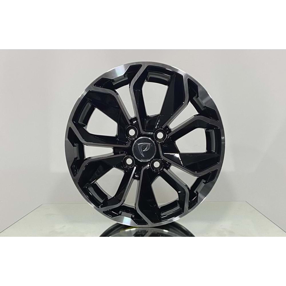 16X6.5 JANT BK 5296 4X100 ET35 60,1 BLACK MACHİNED