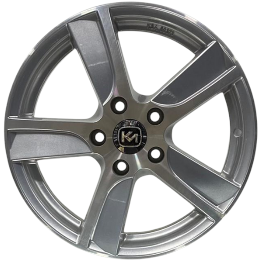 16X6,5 JANT KM 126 5X112 ET38 66,6 SİLVER-TEŞHİR