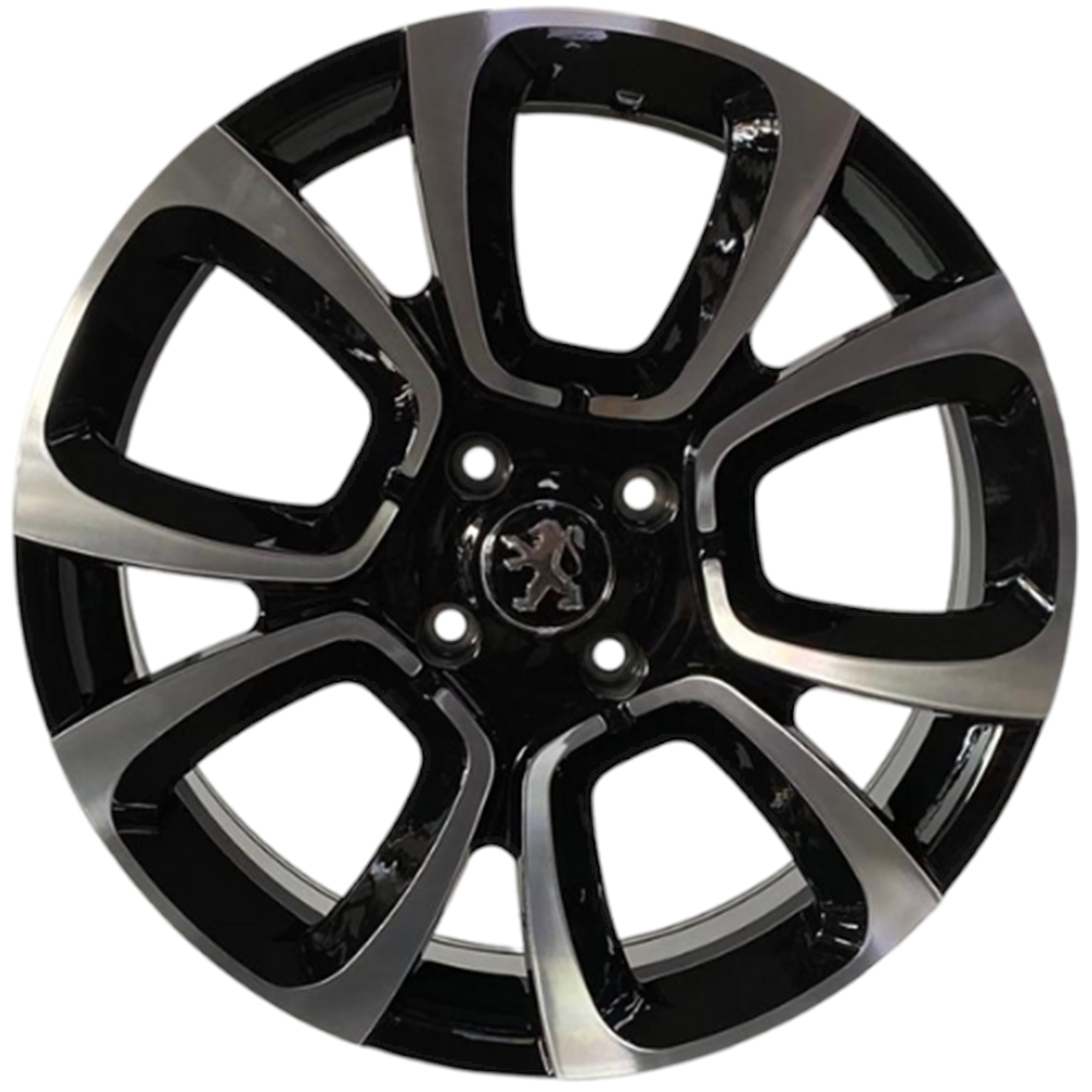 17X7,0 JANT BK 5850 4X108 ET25 65,1 BLACK MACHİNED