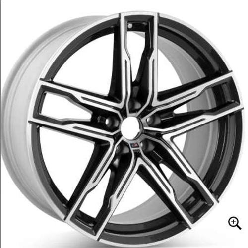 19X8,5 JANT R1W HP 3076 5X112 ET30-66,5 BLACK MACHINED